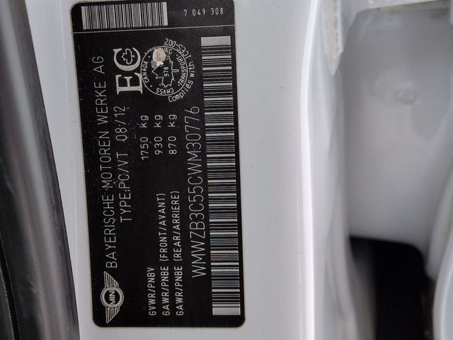 2012 MINI Cooper Countryman Base